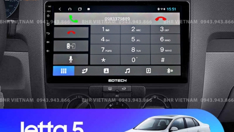 Màn hình DVD Android xe Volkswagen Jetta 2005 - 2010 | Gotech GT6 New